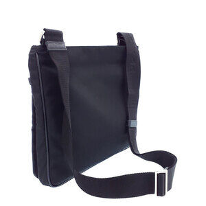 Prada Crossbody messenger bag Leather Black Nero Tessuto saffiano